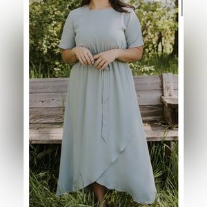 Roolee Taylor Jane Wrap Maxi Dress
